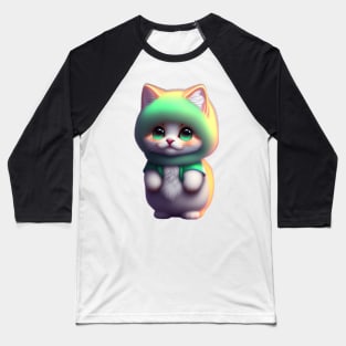 Adorable Kitten Baseball T-Shirt